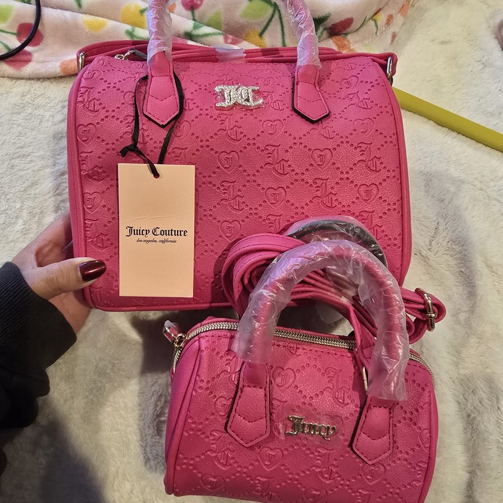 Juicy Couture Free Love Mommy and Me Satchel Set